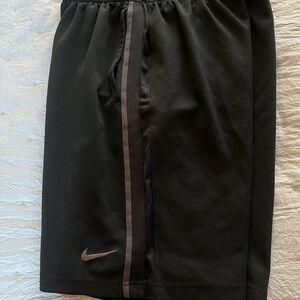 Nike Black Athletic Shorts Lightweight Performance